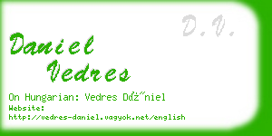 daniel vedres business card
